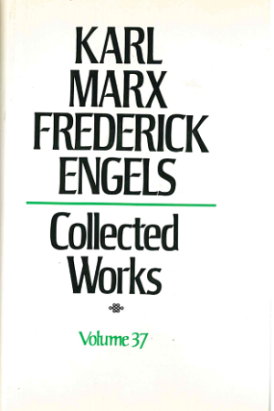 Collected Works of Marx and Engels, Vol. 37: Vol. 03 Capital